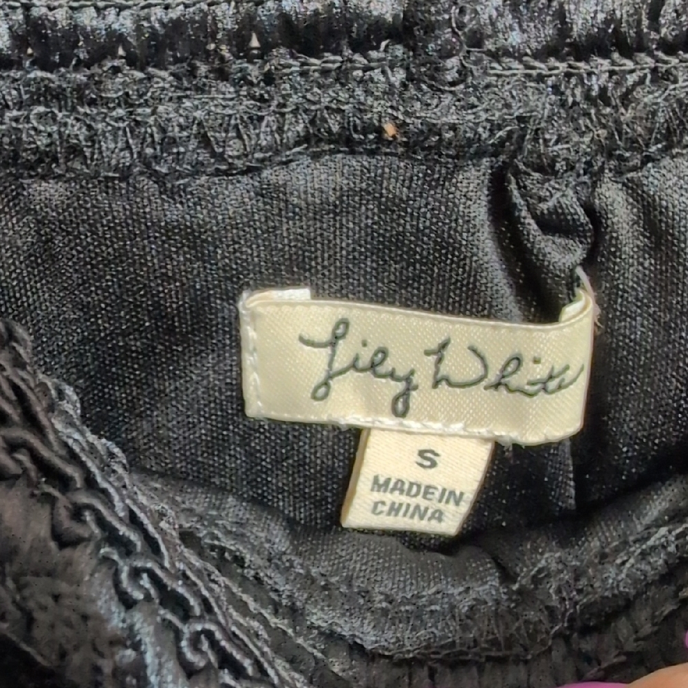 Lily White Black Crochet Midi Skirt - Picture 8 of 8